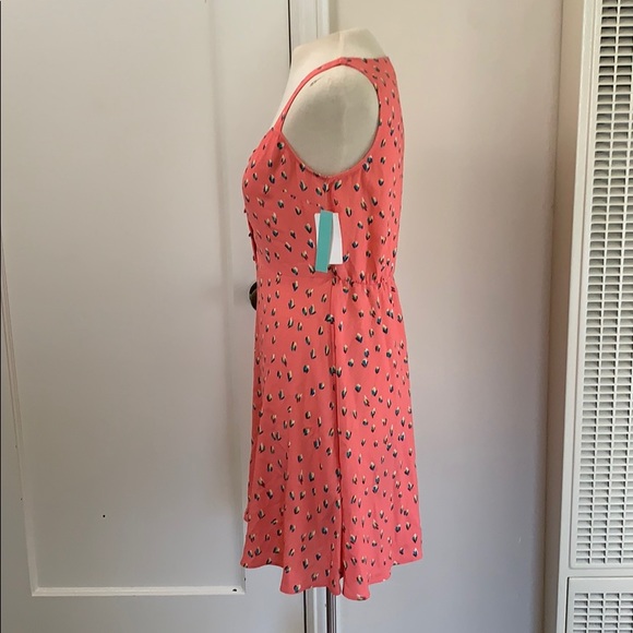 LAST CHANCE Abound Coral Tea Rose Confetti Dot Dress - Picture 4 of 9